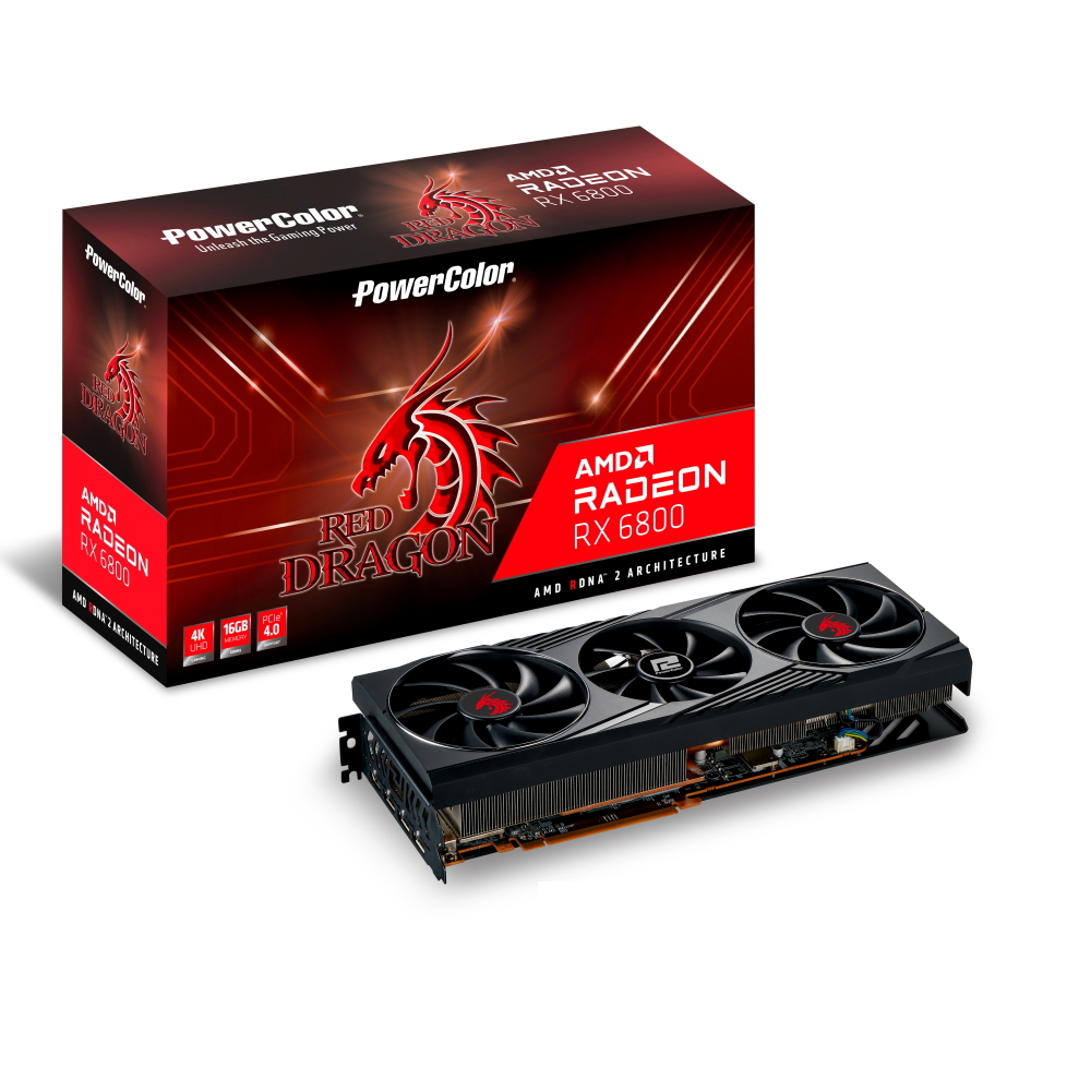 Red Dragon AMD Radeon RX 6800 16GB GDDR6｜PowerColor｜株式